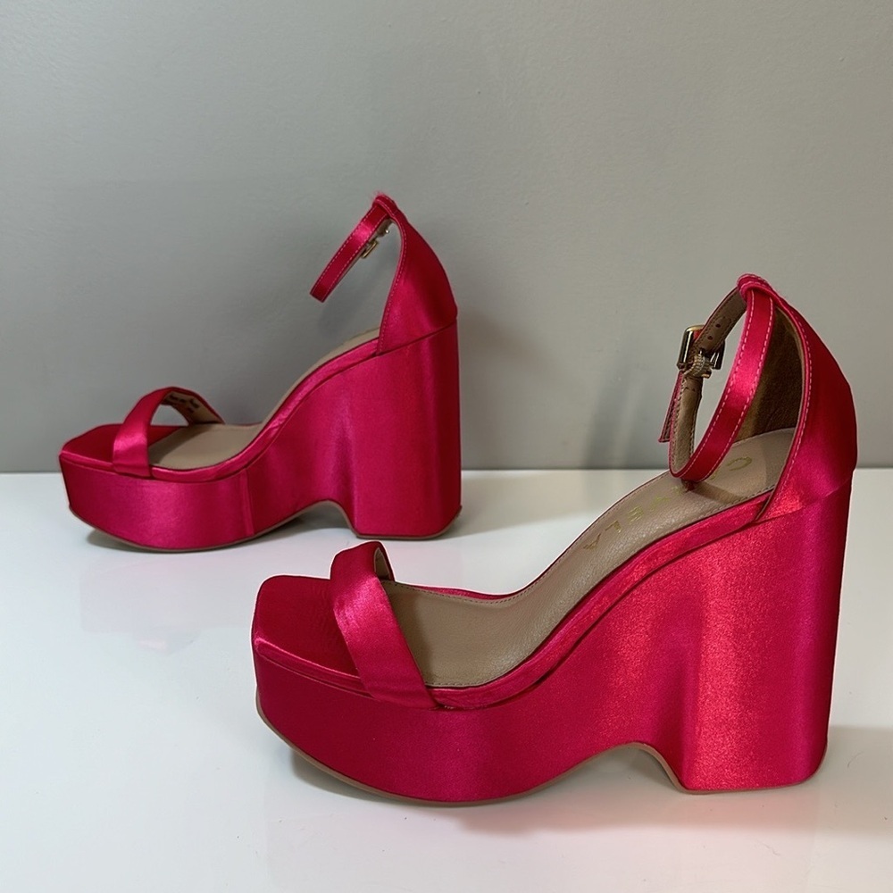 Carvela Wedge Dress Platform Sandals Size 38.5(7.5) - Picture 3 of 15